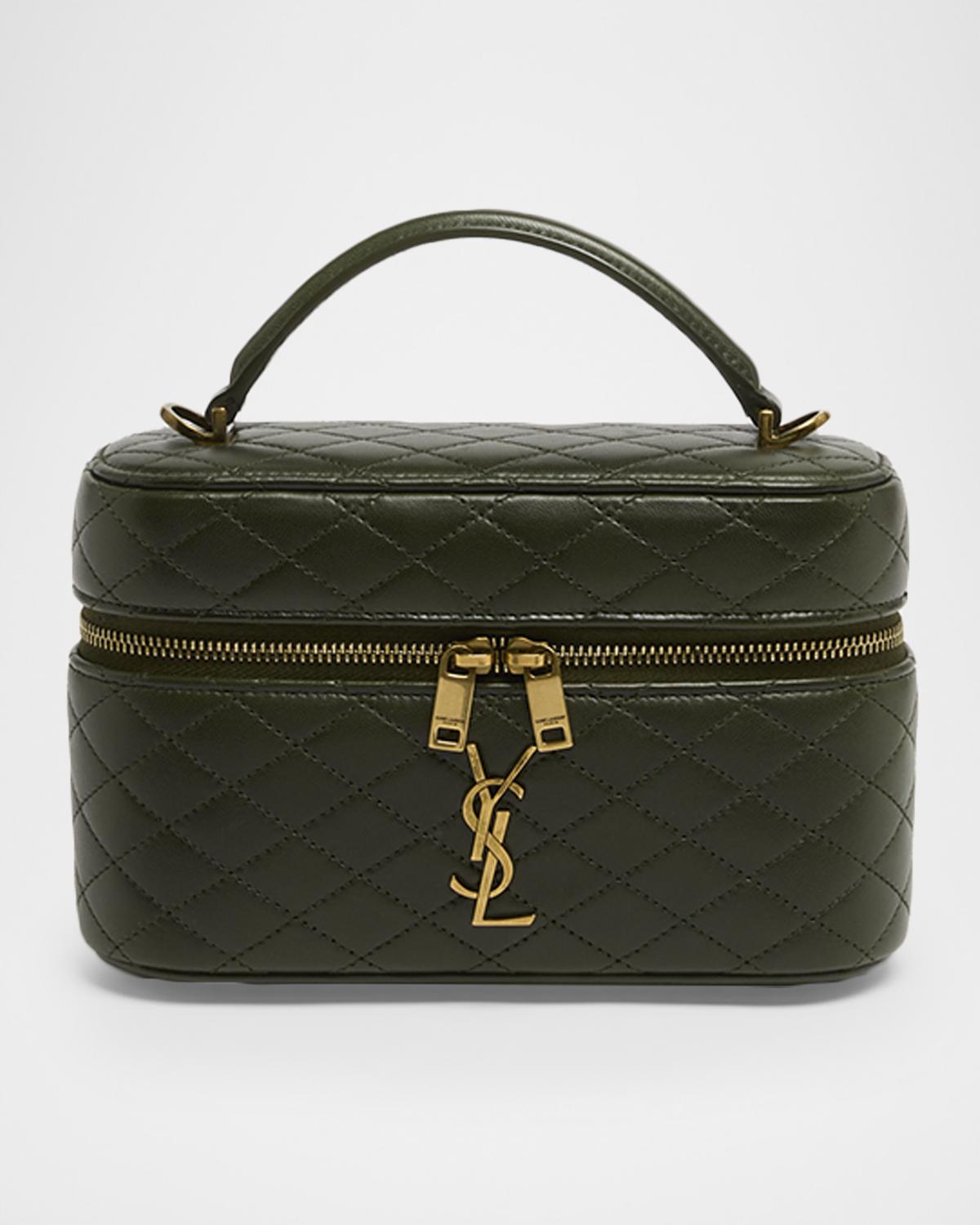 Gaby Vanity Quilted Leather Bag