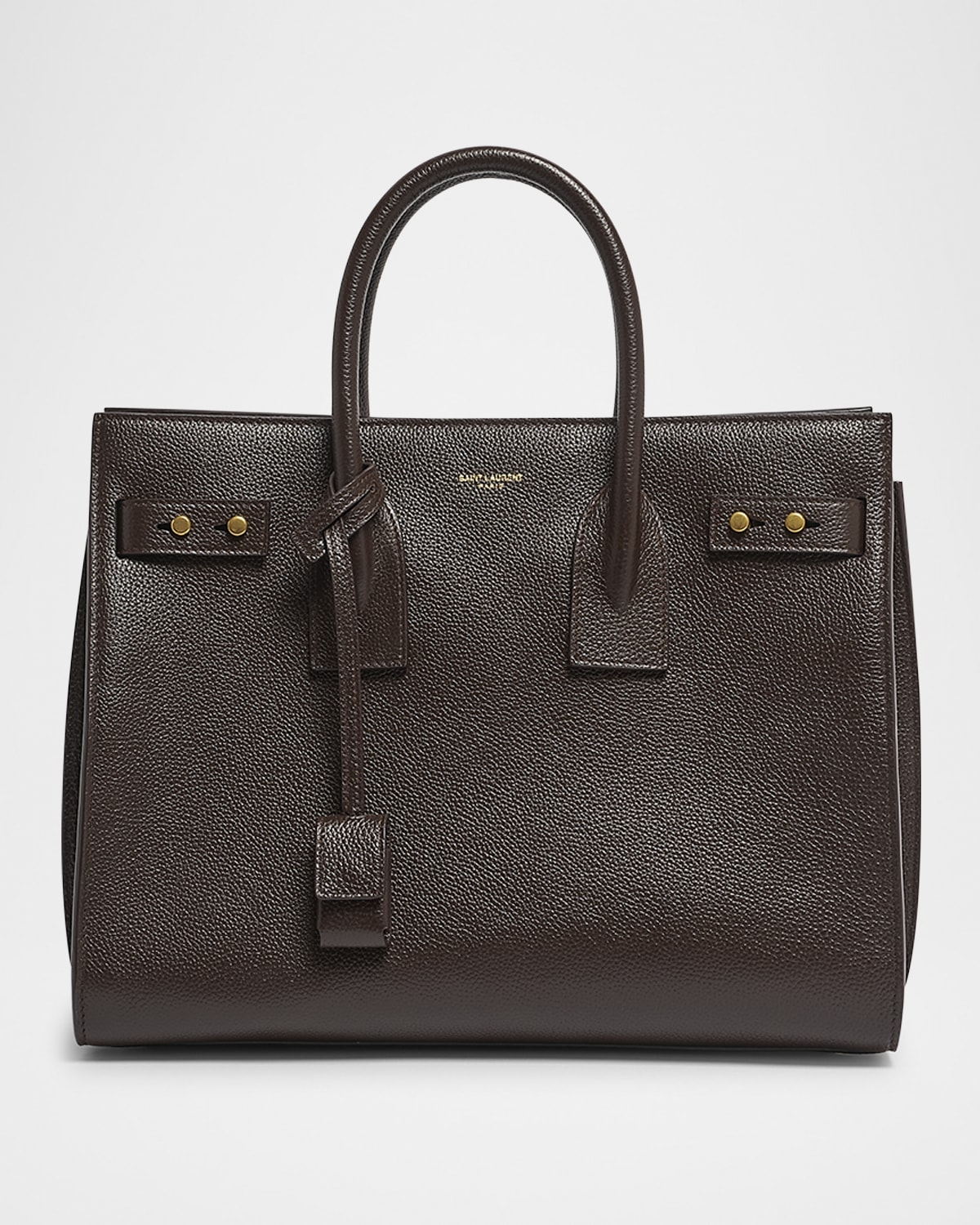 Saint Laurent Sac De Jour Small Leather Top-handle Bag In Arabica
