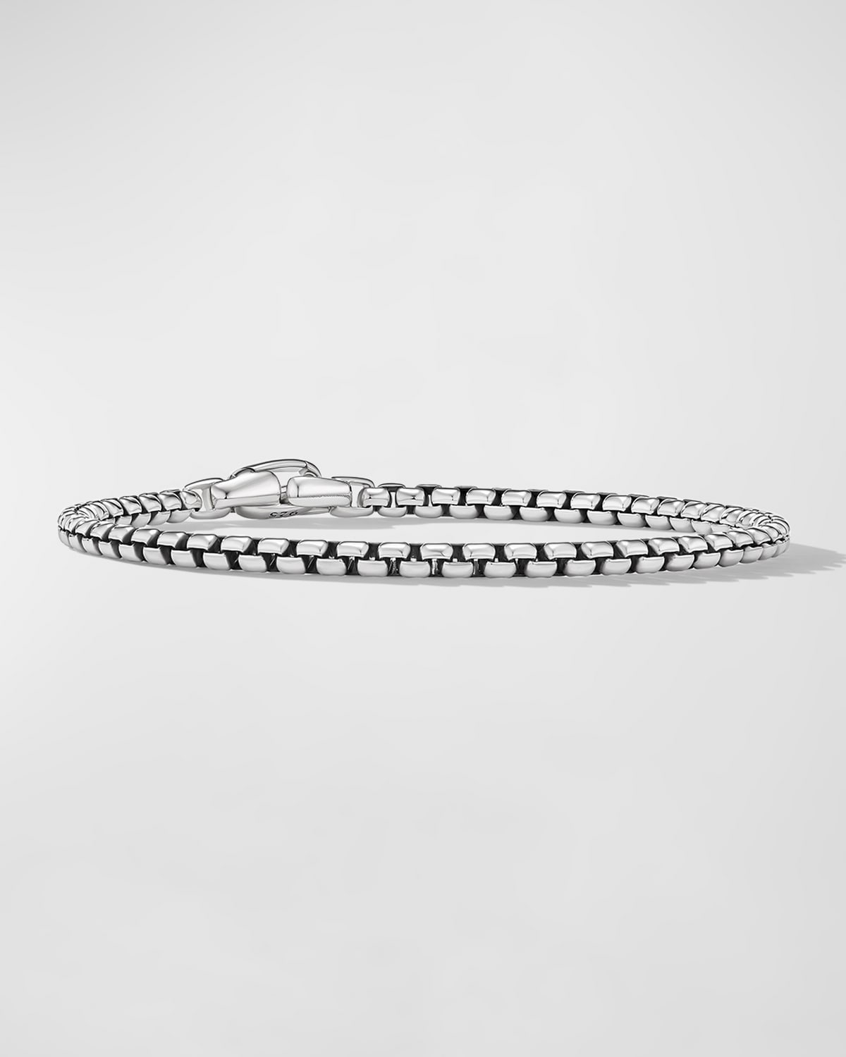 David Yurman Men's Box Chain Bracelet In Silver, 4mm