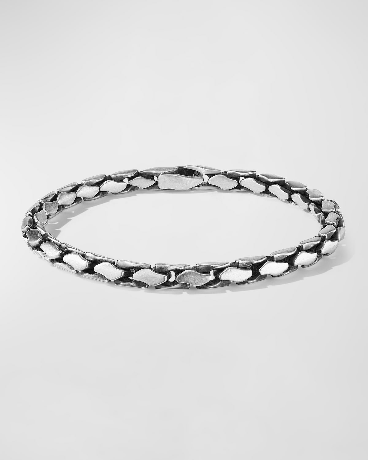 David Yurman Men's Fluted Chain Bracelet In Sterling Silver, 5mm, 6"l