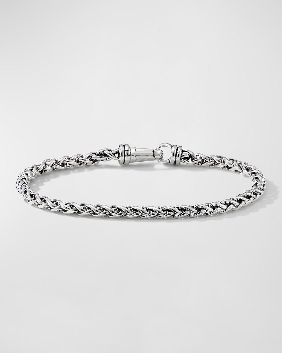 David Yurman Men's Wheat Chain Bracelet In Sterling Silver, 4mm, 5.5"l