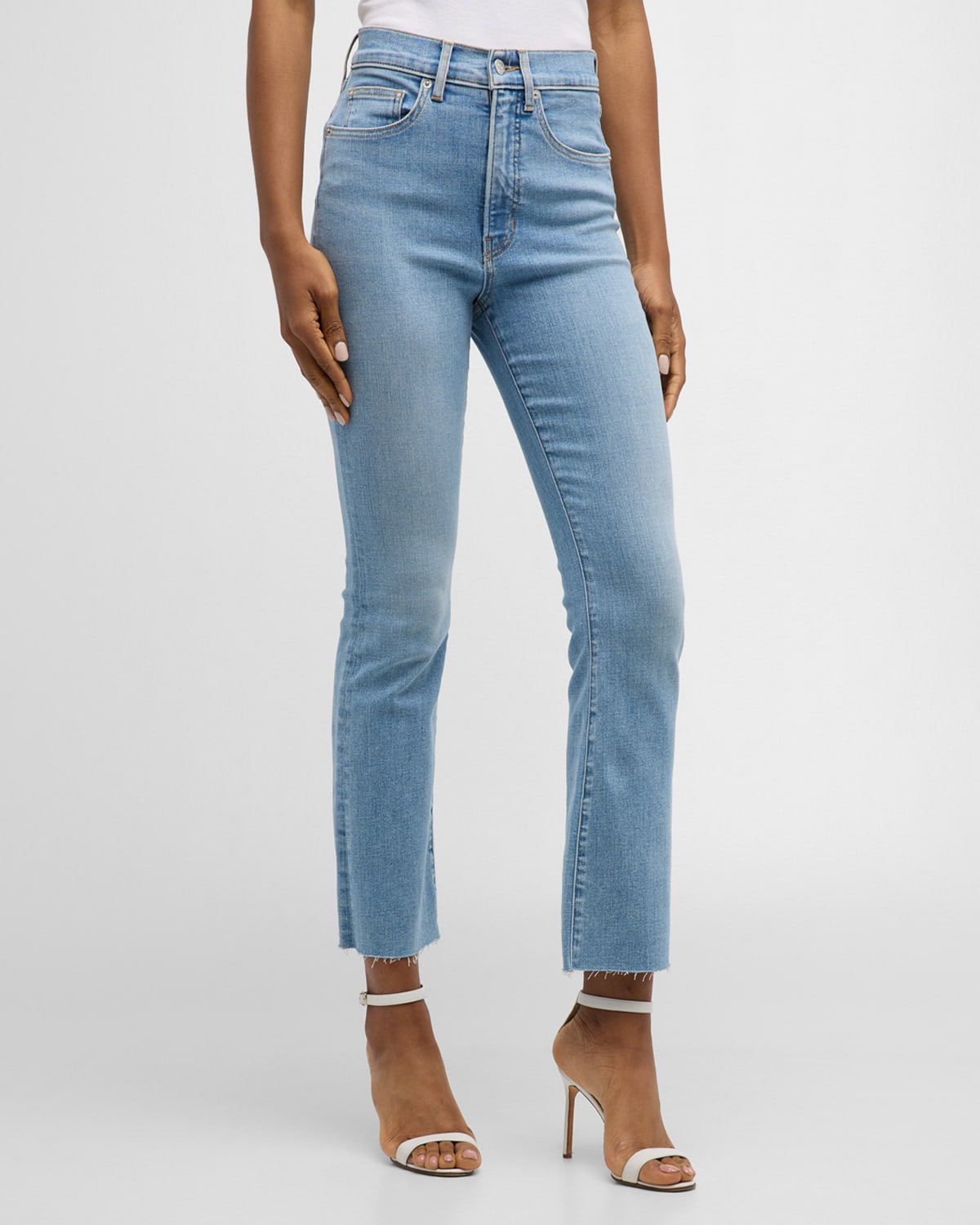 Beverly Skinny-Flare Ankle Jeans