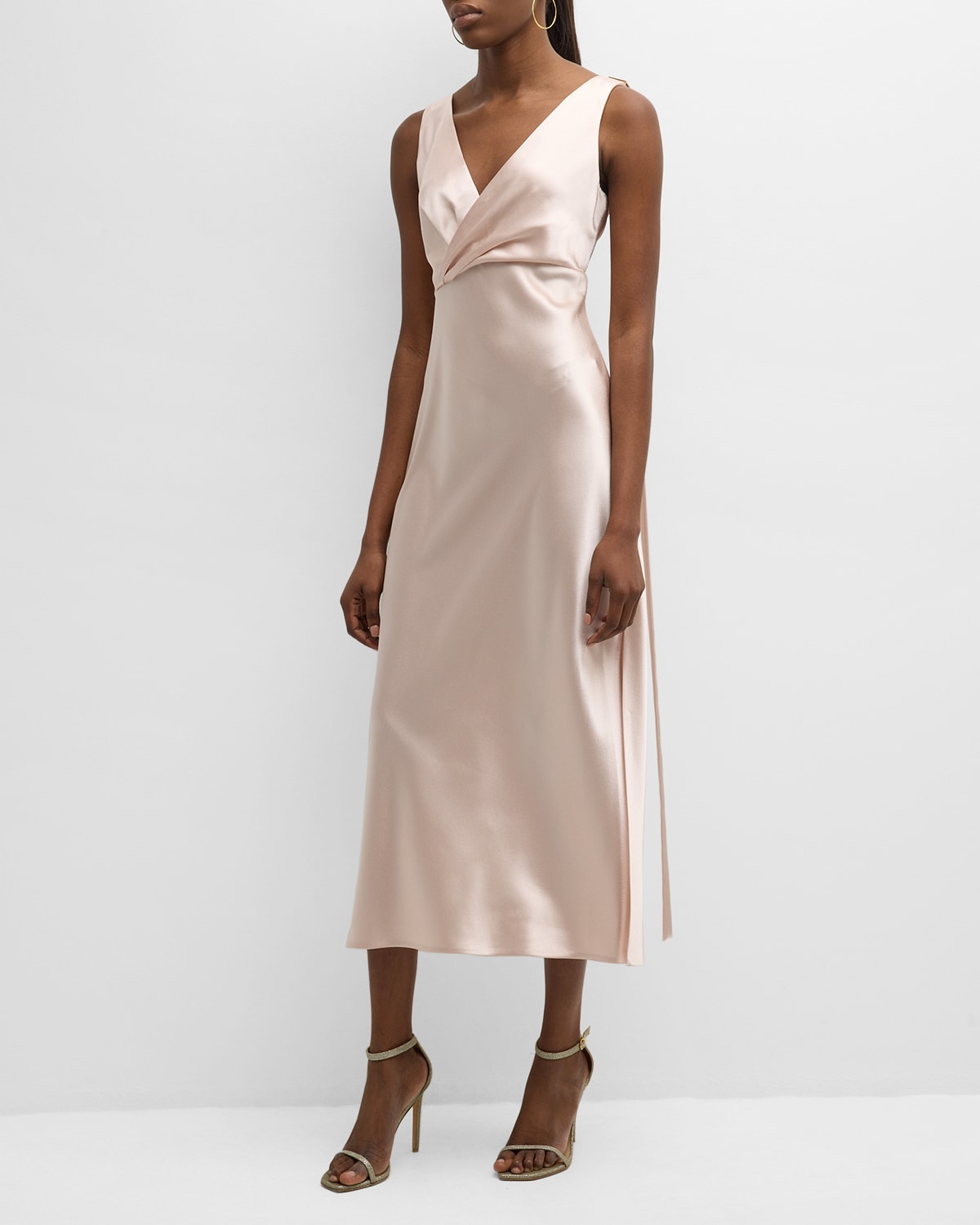 Jason Wu Collection Crepe Back Satin Cocktail Dress In Rosewater