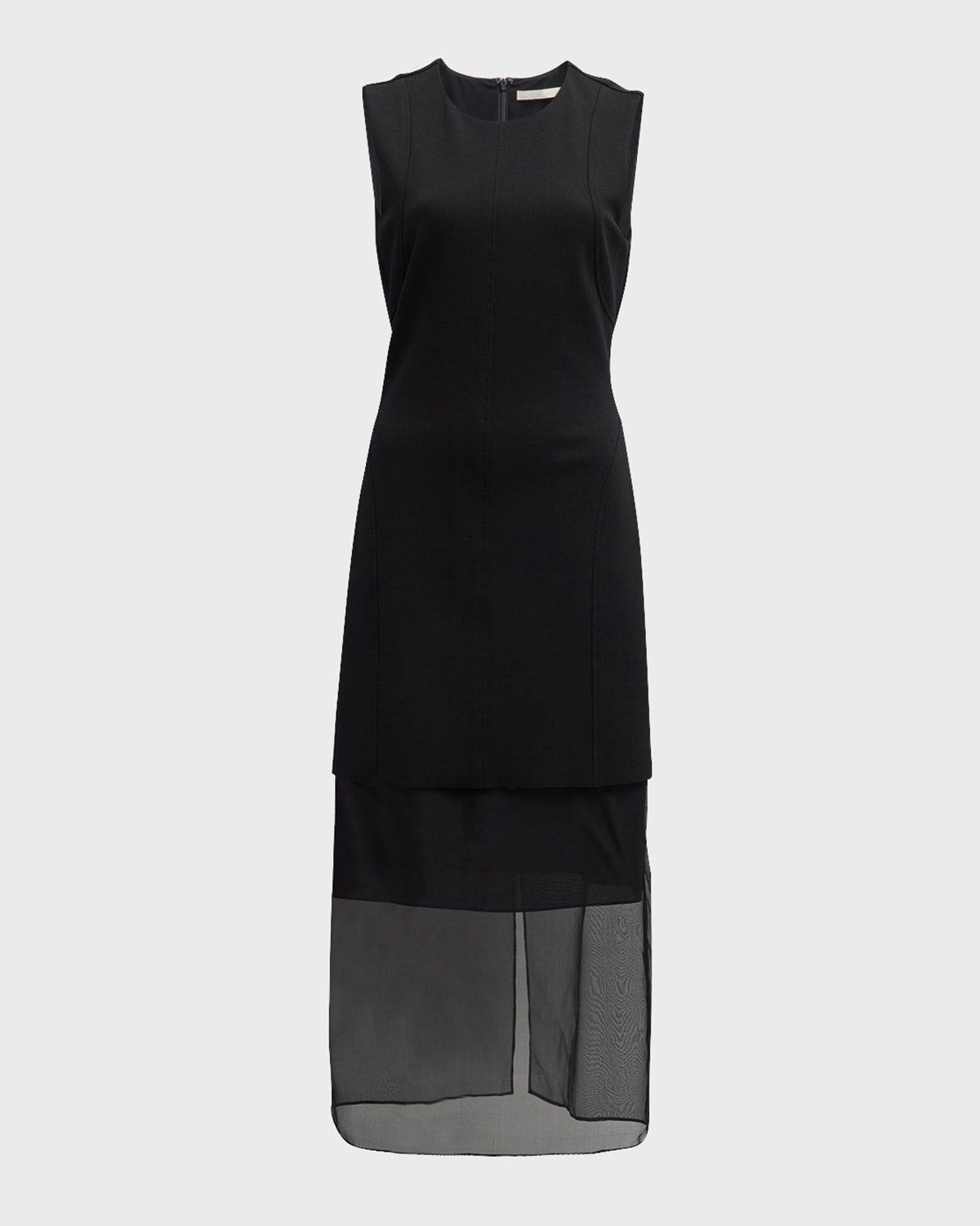 Jason Wu Collection Sleeveless Midi Dress In Black