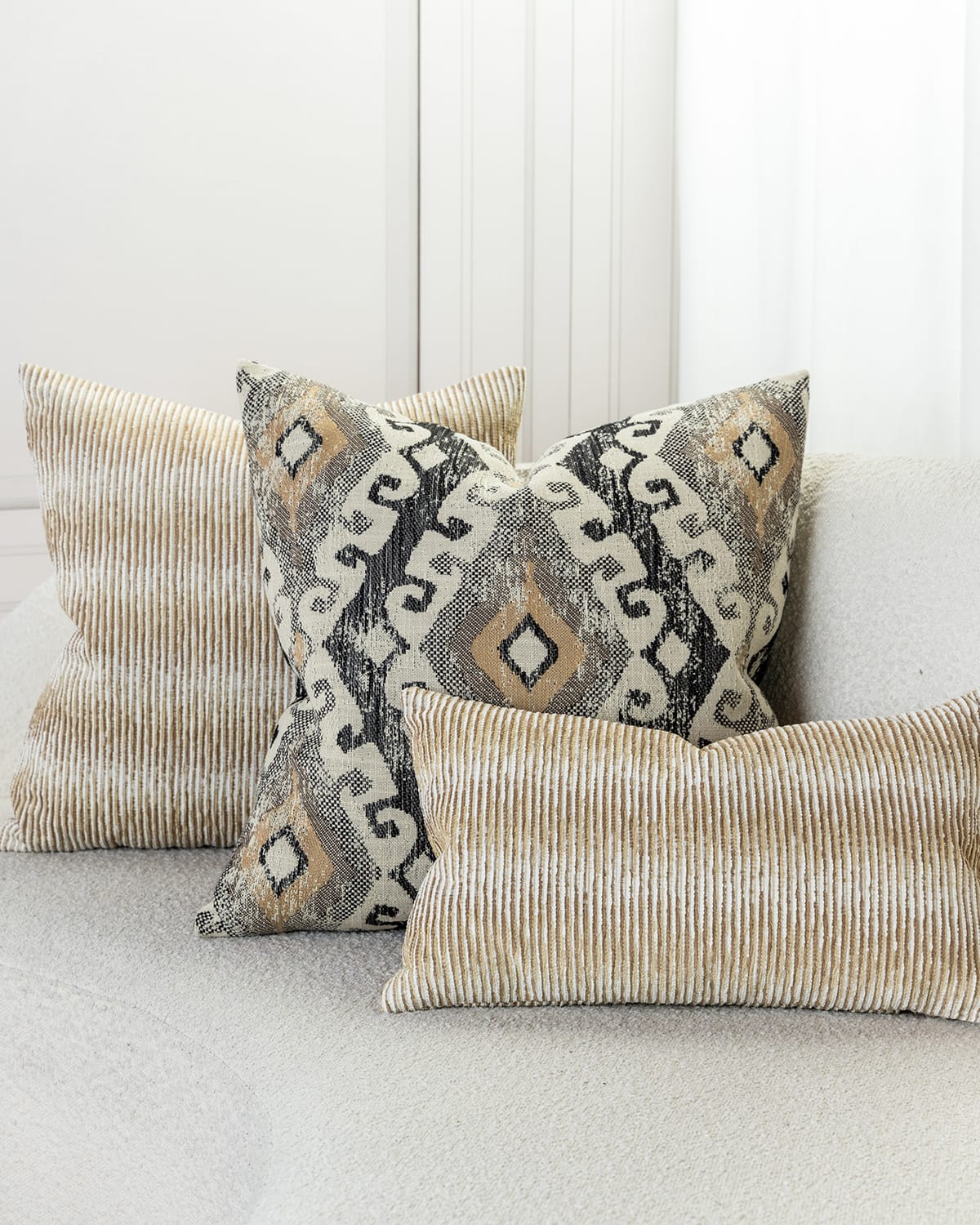 Elaine Smith Progress Indoor/outdoor Pillow, 20" Square In Brown