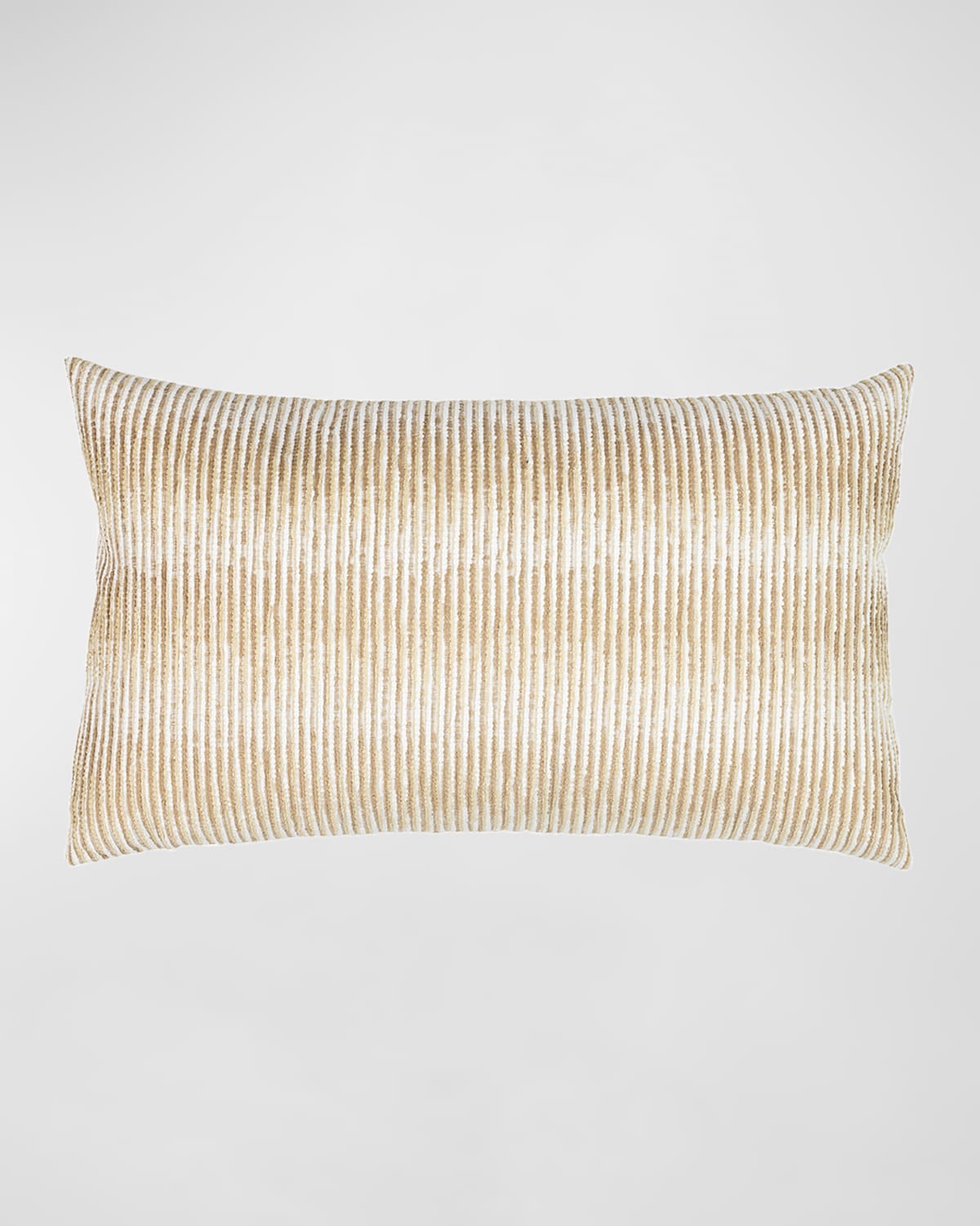 Shop Elaine Smith Intertwine Indoor/outdoor Lumbar Pillow, 12" X 20" In Sand