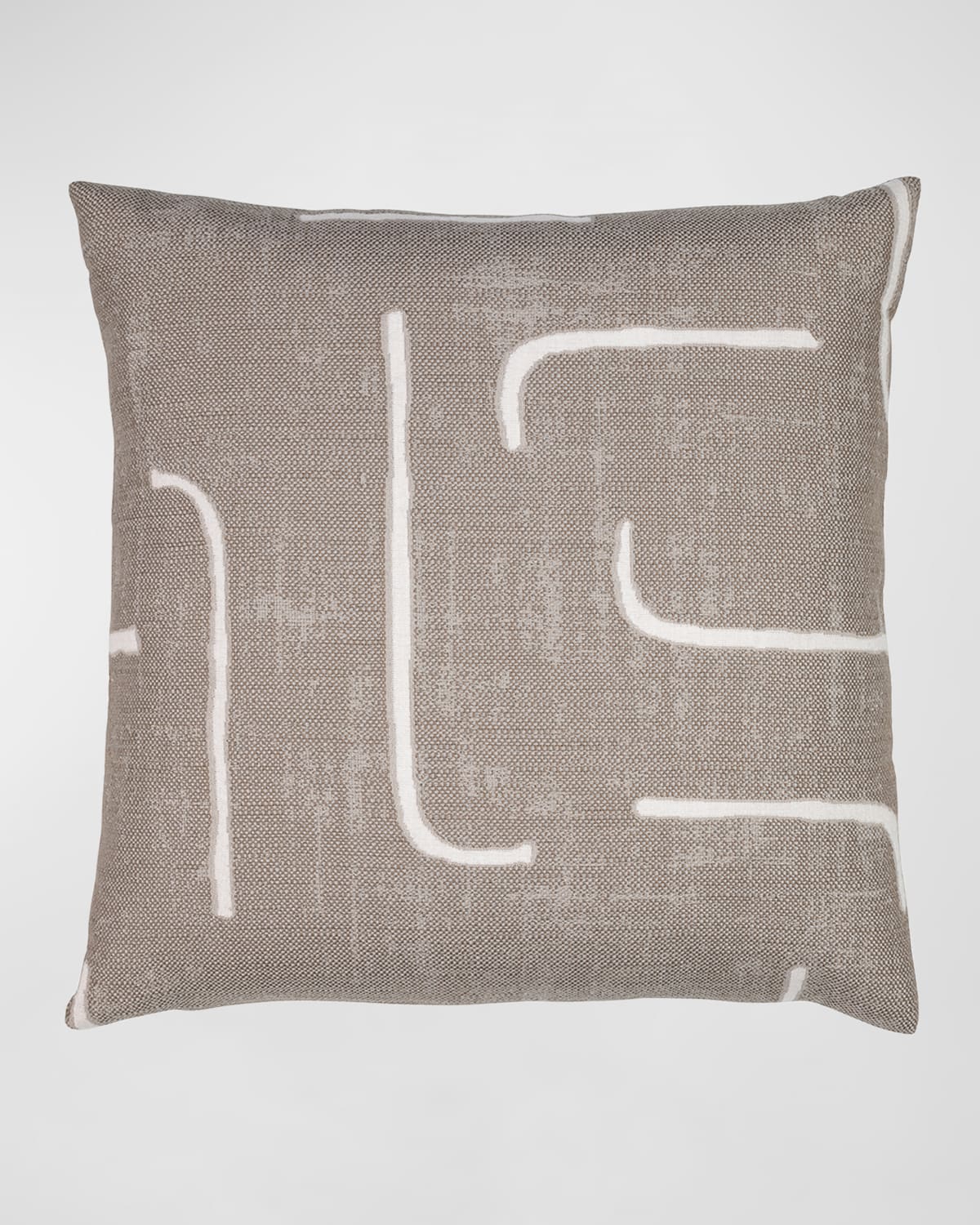 Shop Elaine Smith Instinct Pillow In Taupe