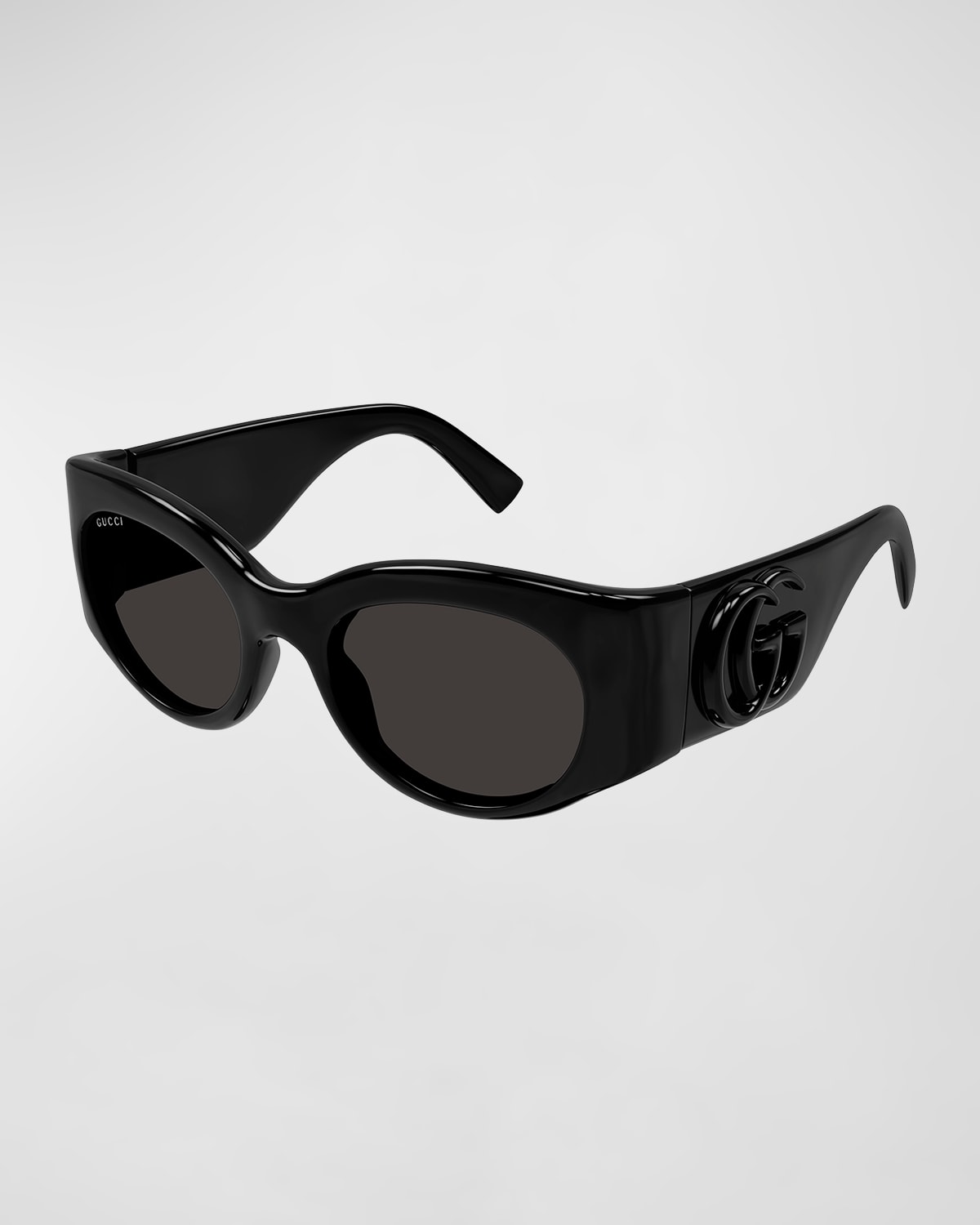 Logo Acetate Rectangle Sunglasses