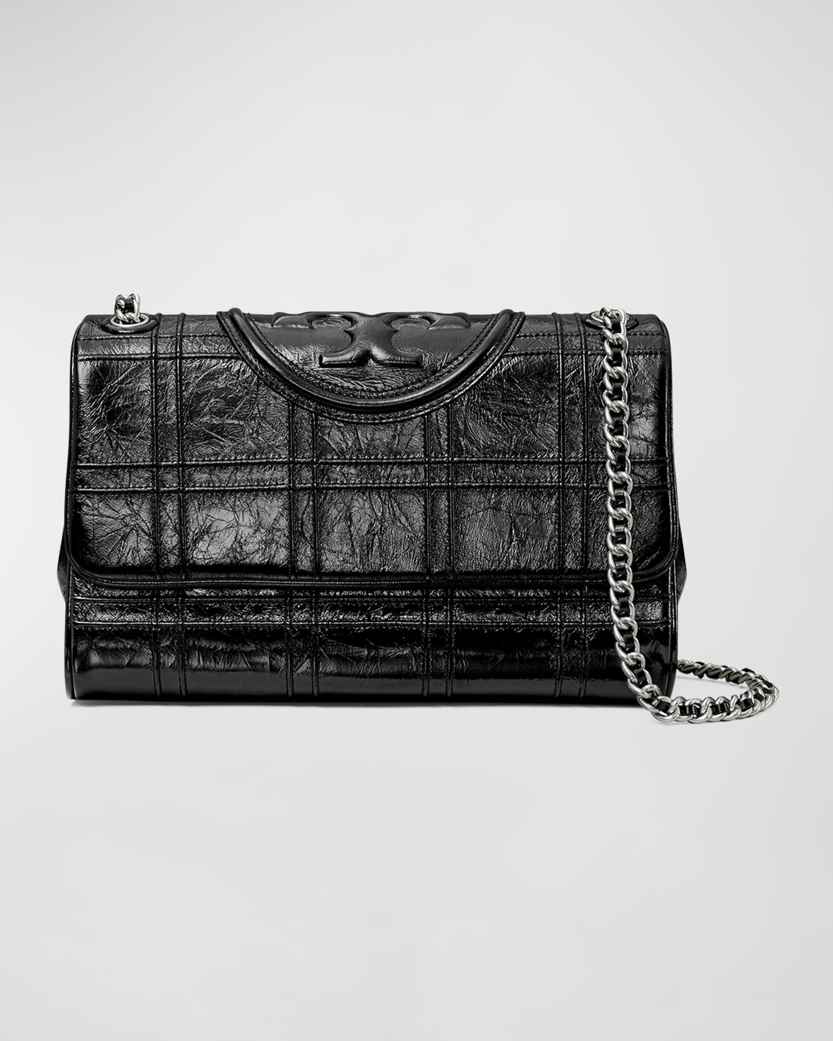 Tory burch studded quilted leather shoulder bag online
