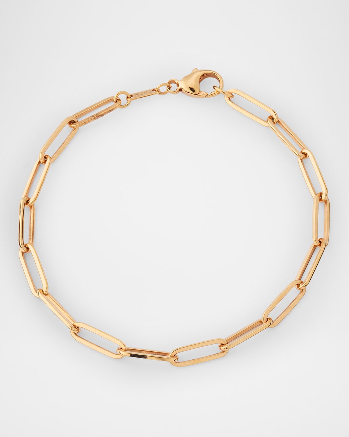 Golden Dreams 18K Rose Gold Paper Clip Chain Bracelet