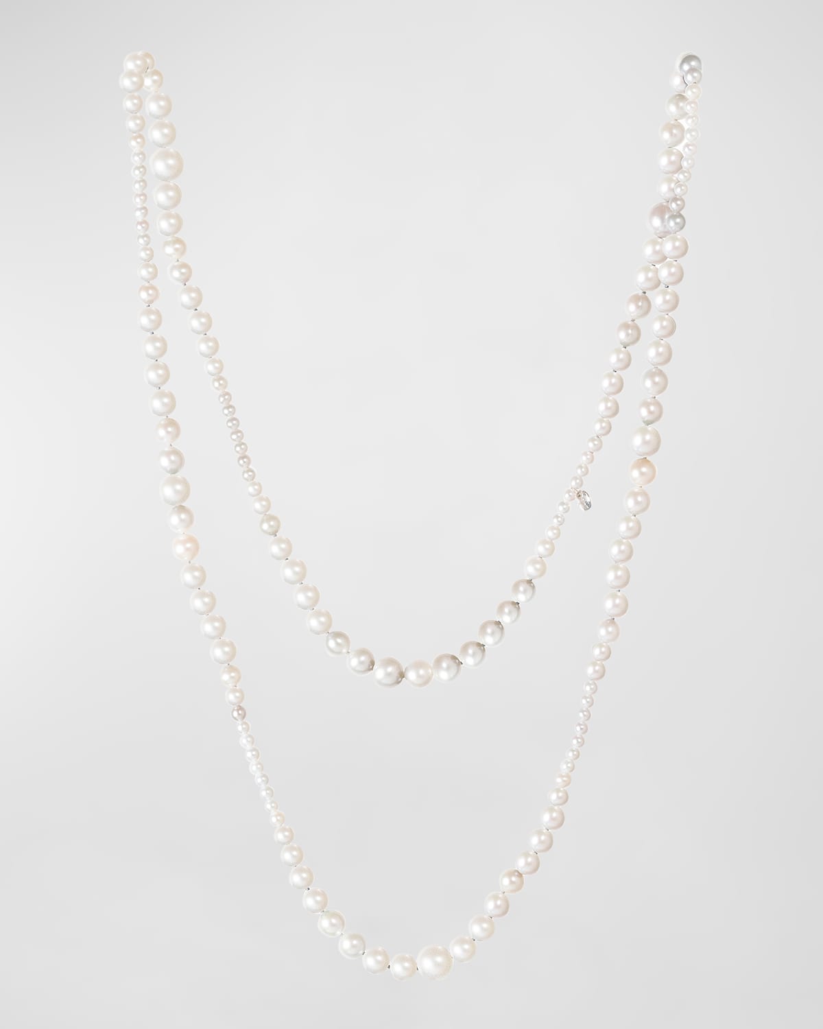 Utopia 18k White Gold Necklace With Freshwater Pearls