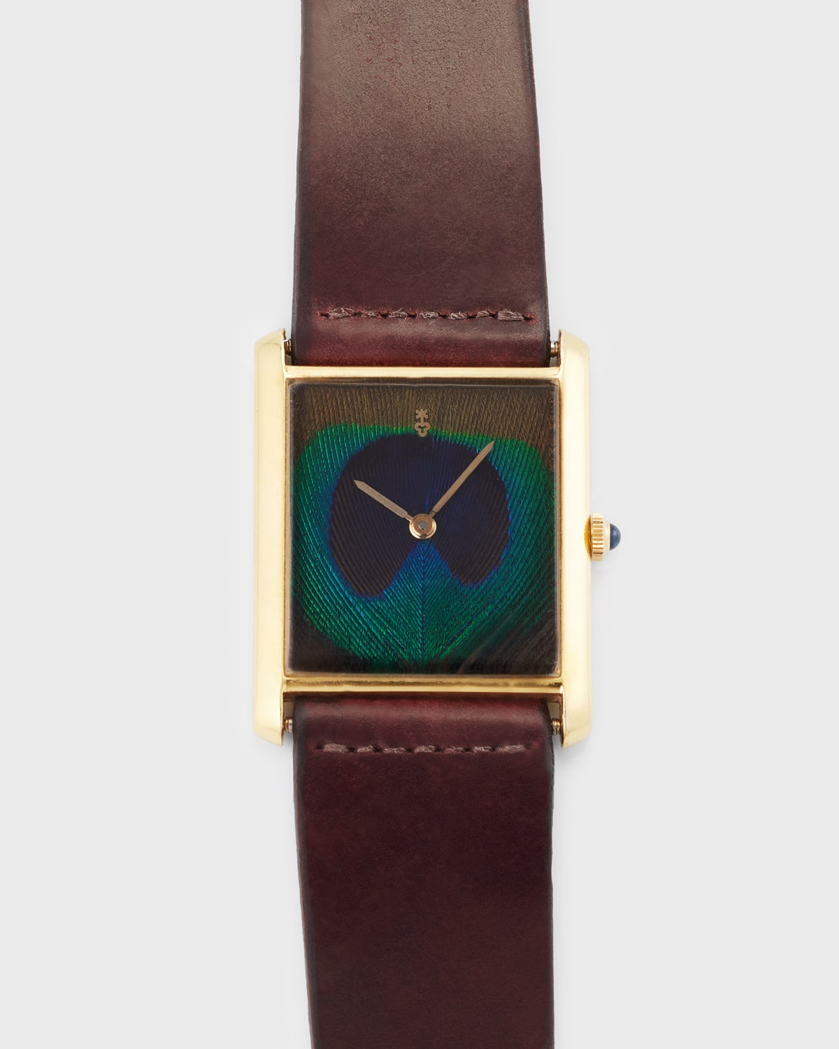 Vintage Watches Corum 18k Yellow Gold 30mm Vintage 1970s Watch In Brown