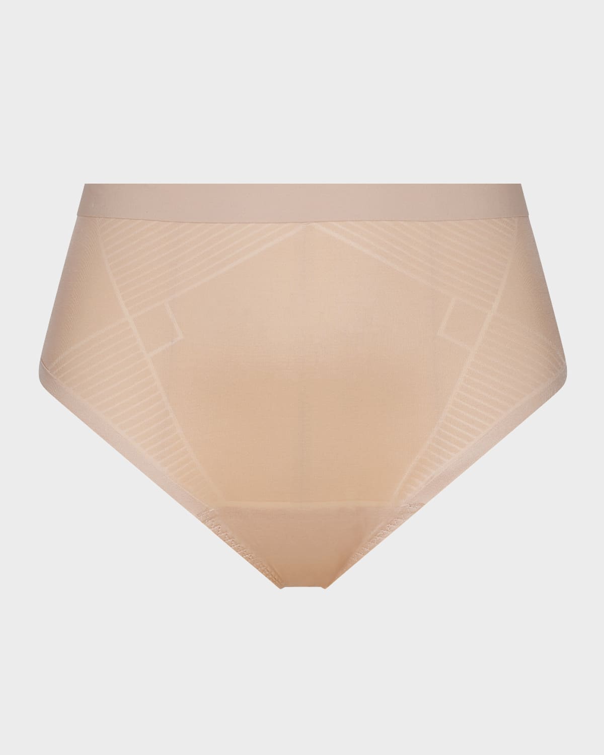 Shop Spanx Thinstincts 2.0 High-rise Shaping Thong In Champagne Beige