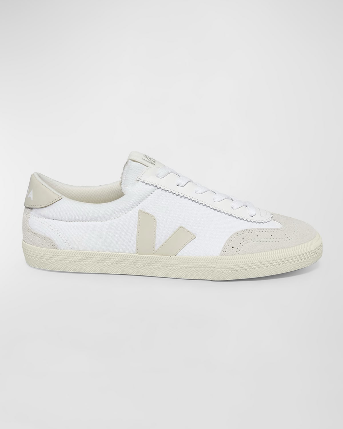 Shop Veja Volley Low-top Court Sneakers In White Pierre