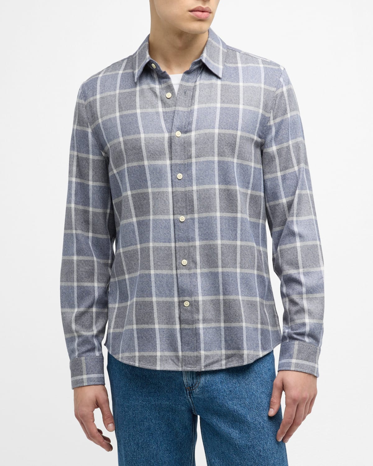 Joe's Jeans Men's Oliver Cotton Flannel Button-front Shirt In Zen Plaid
