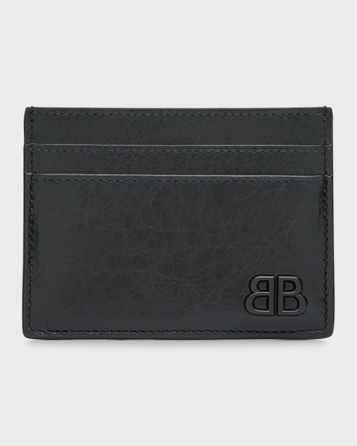 Men's Monaco BB-Logo Lambskin Card Holder