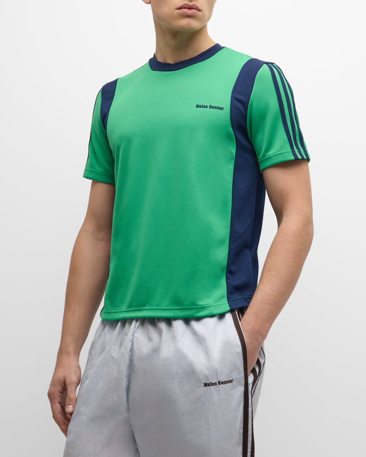 Adidas Originals X Wales Bronner Men's Football Shirt In Vivgrn