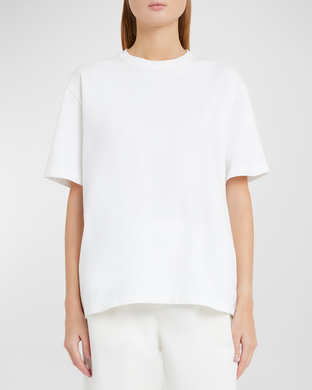 Armarium Vittoria Short-sleeve Crewneck T-shirt In White