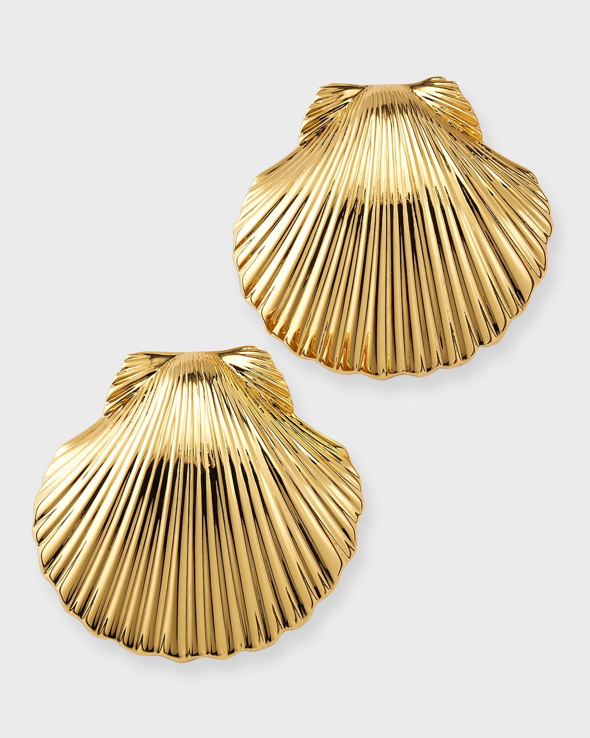 Mignonne Gavigan Anisah Shell Stud Earrings In Gold