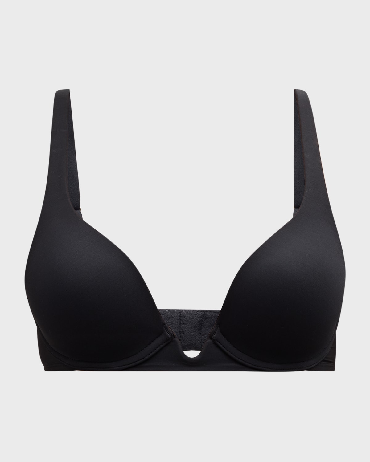 Shop Natori Verge Convertible Underwire Plunge Bra In Black