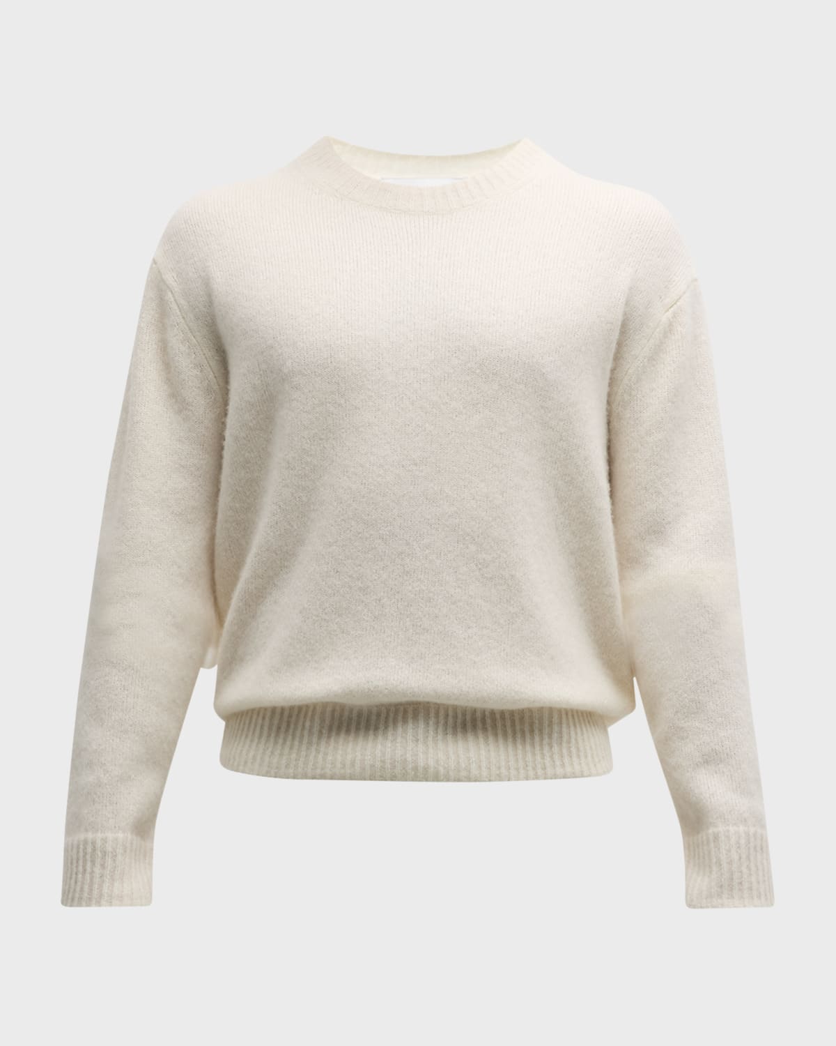 Frame Cashmere Crewneck Sweater In Vanilla