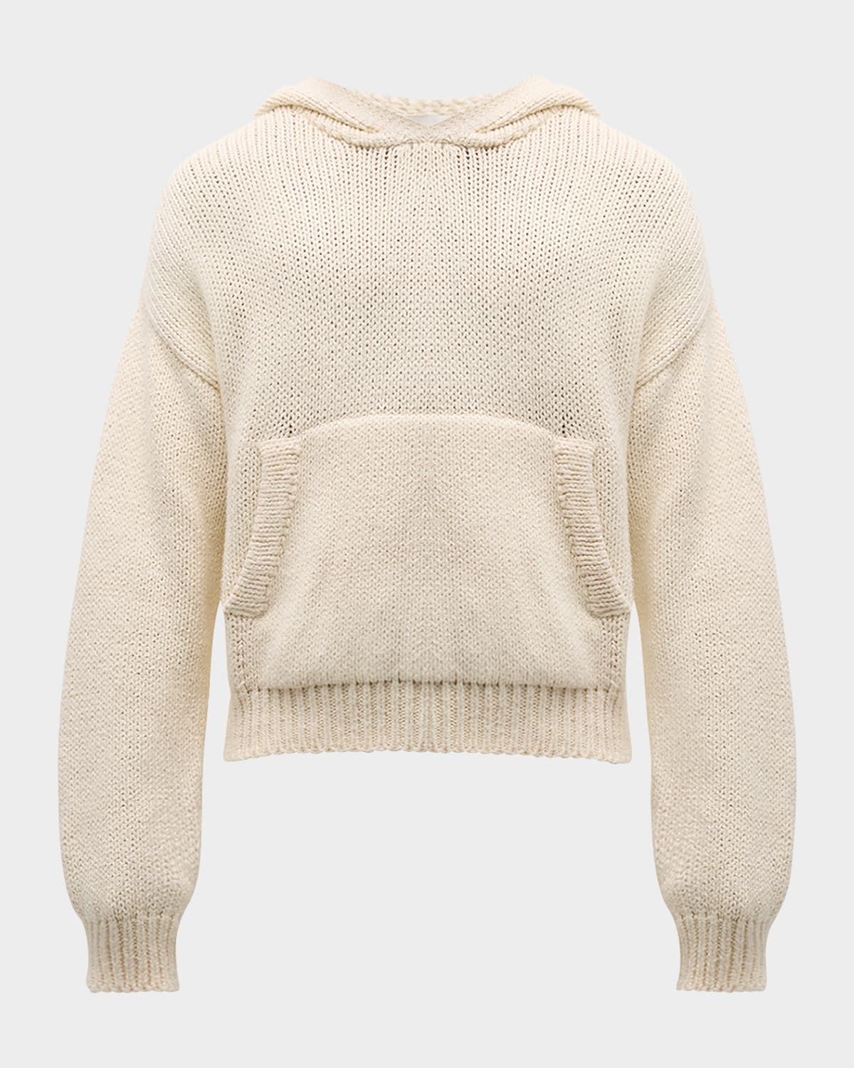 Frame Men's Chunky Drop-shoulder Hoodie In White Canvas
