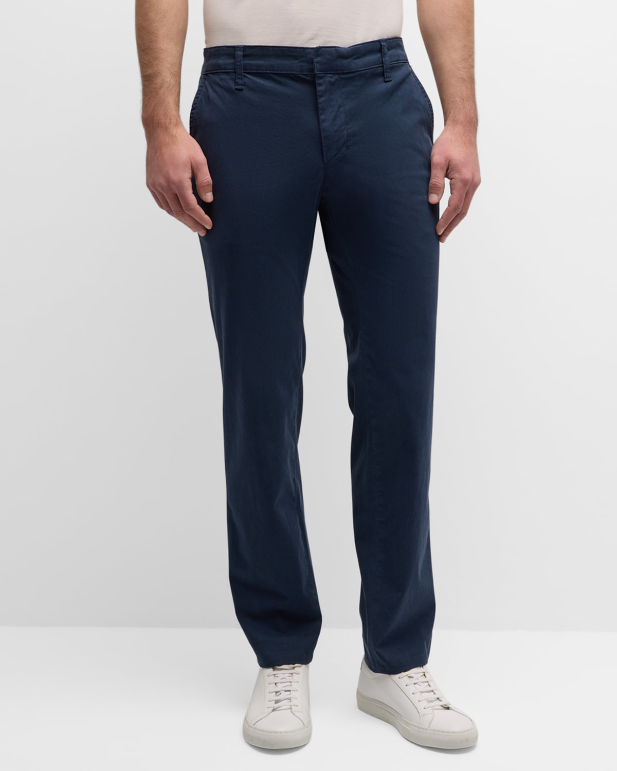 Shop Frame Men's Slim Chino Pants In Navy