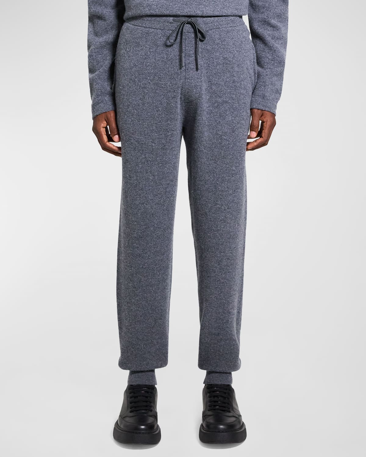 Shop Theory Men's Alcos Pant In Soft Felted Wool In Grap