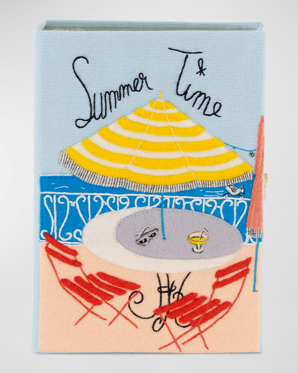 Summer Time Book Clutch Bag