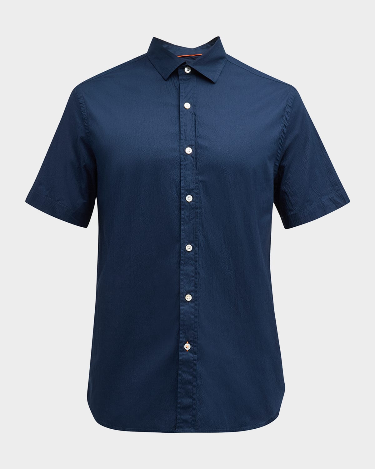 Men's Palermo Seersucker Short-Sleeve Shirt