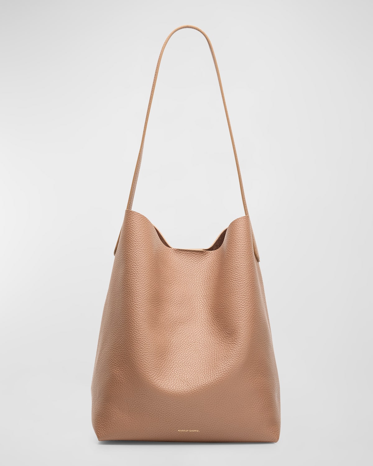 Mansur Gavriel Everyday Cabas Leather Tote Bag In Biscotto