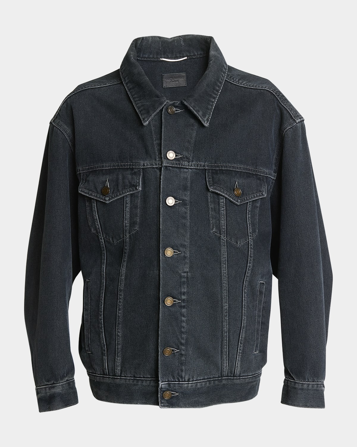 Men's Egg-Shaped Denim Jacket