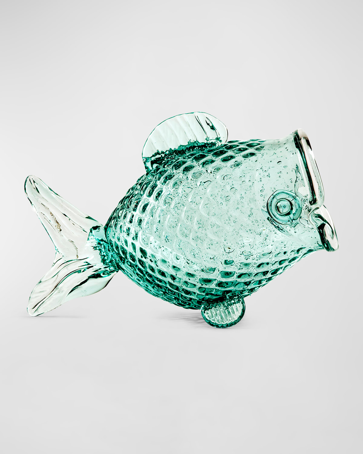 Polspotten Fat Fish Glass Jar In Transparant