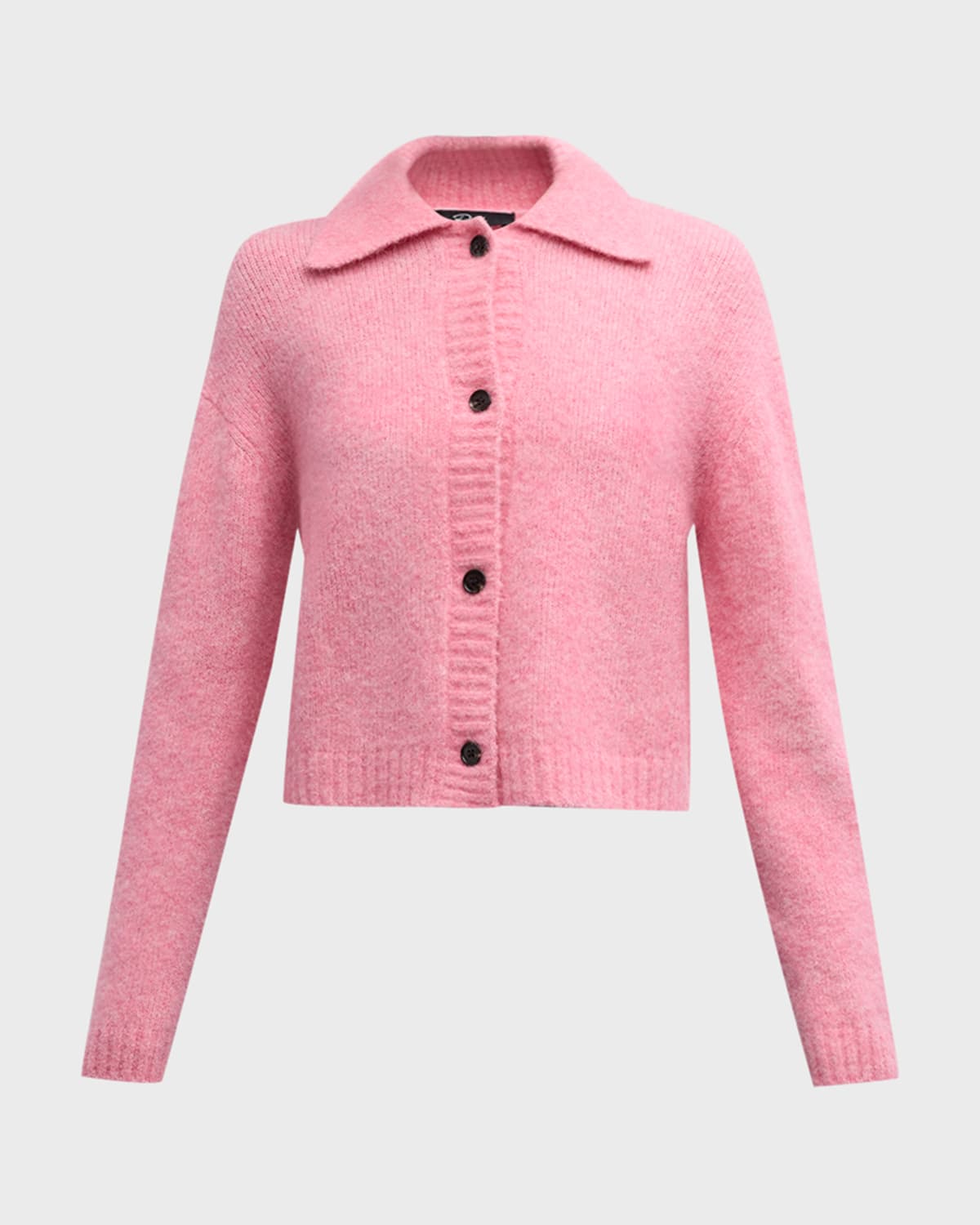 Shop Rails Amber Wool-blend Cardigan In Heather Fuschia