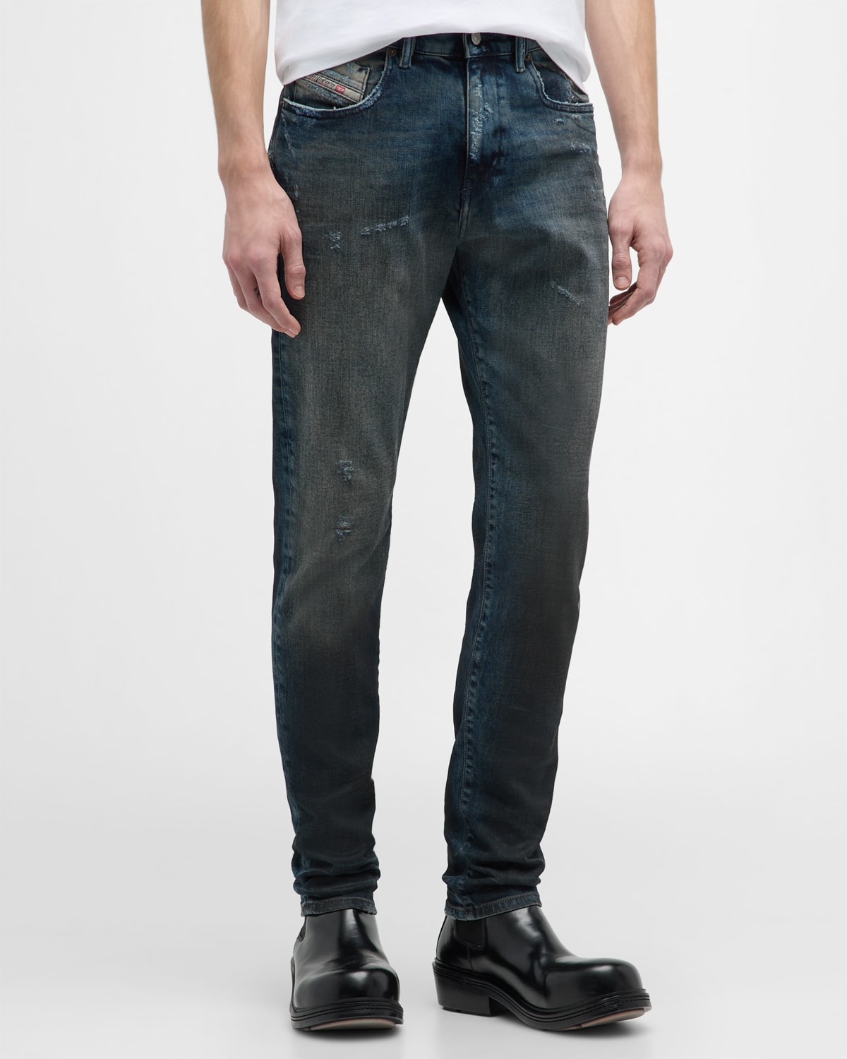 Diesel Men's 2019 D-strukt Tapered Jeans In Denim