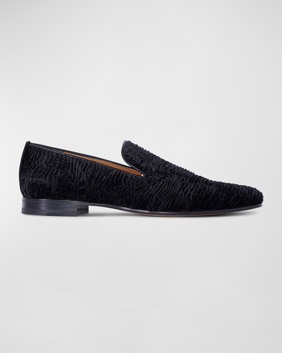 Paul Stuart Men's Harrier Velvet Loafers In Black