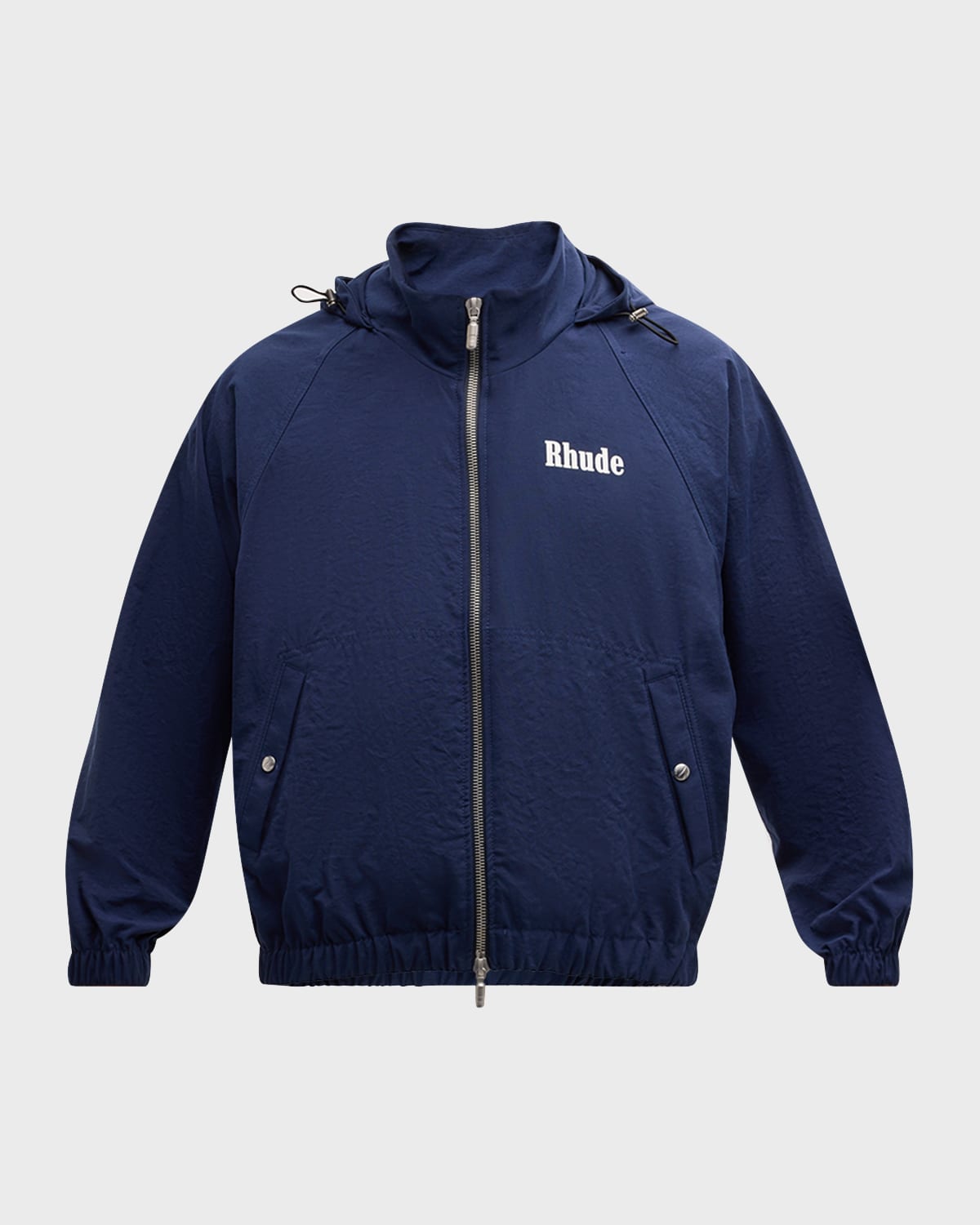 Rhude Men's Palm Logo Track Jacket In Navy