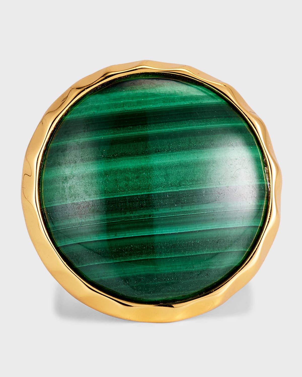 NEST Jewelry Small Malachite Adjustable Ring