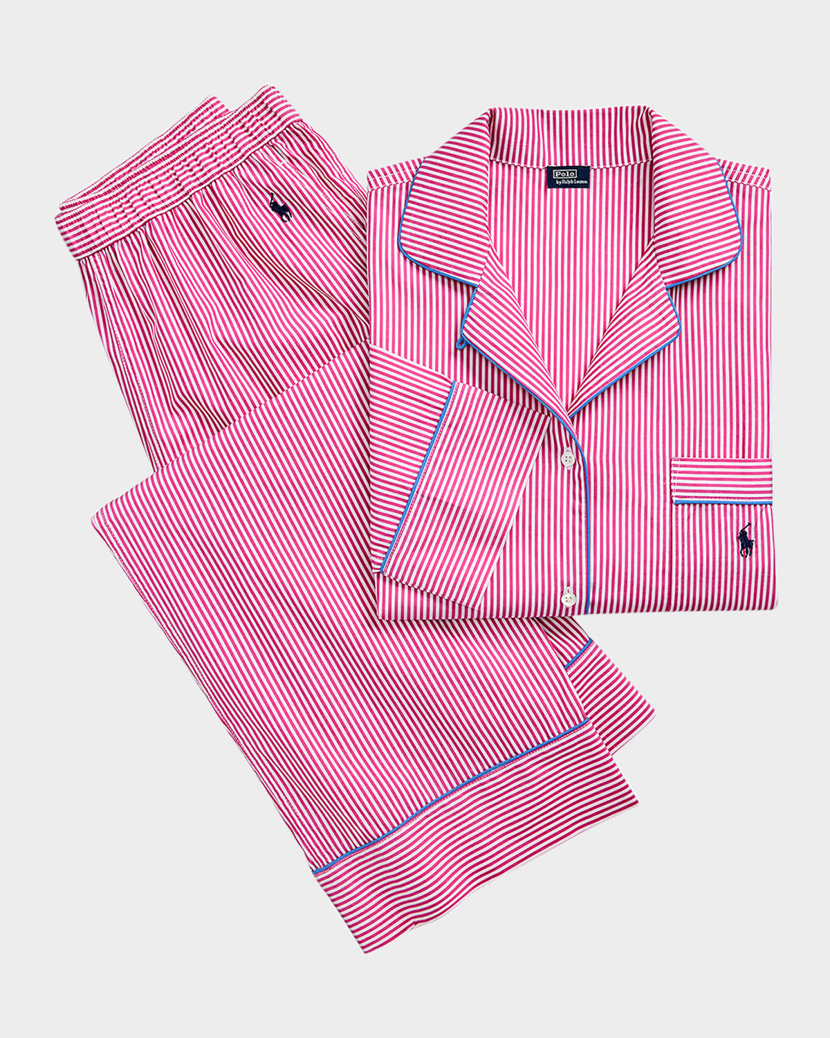 Polo Ralph Lauren The Madison Pajama Set In Pink