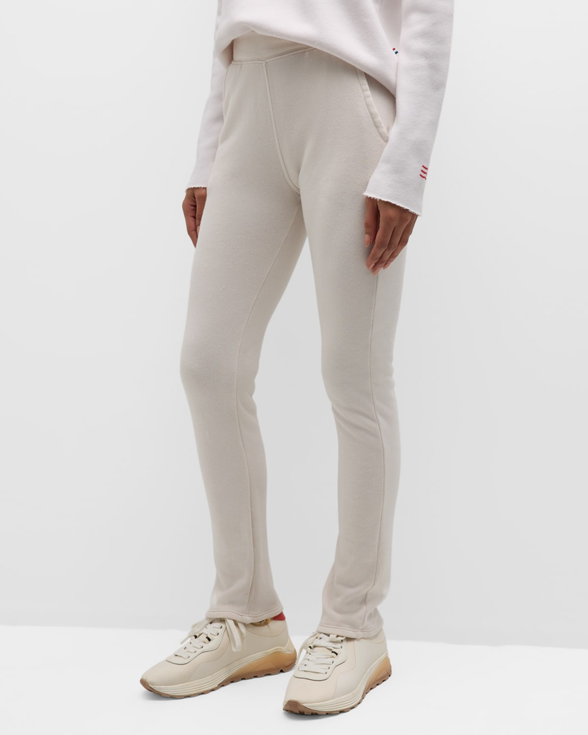 Sol Angeles Smile Pull-on Joggers In Ecru