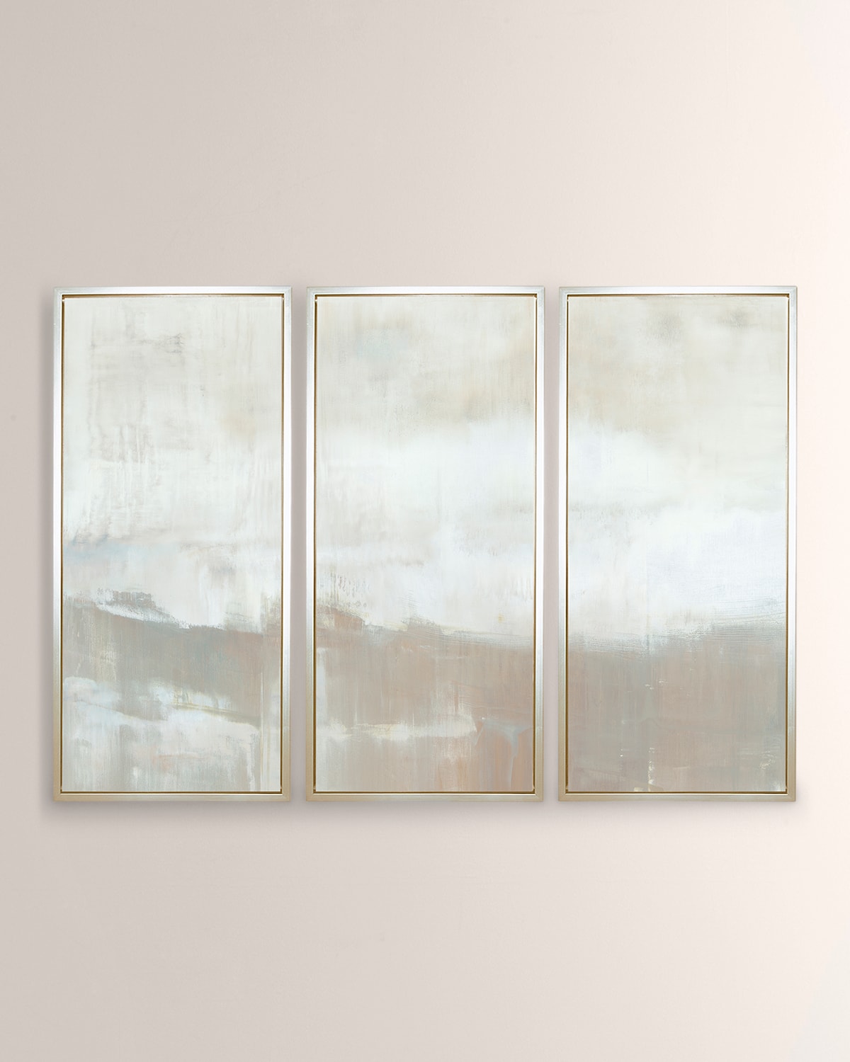 Benson-cobb Studios Higher Ground Giclee Triptych In Neutral
