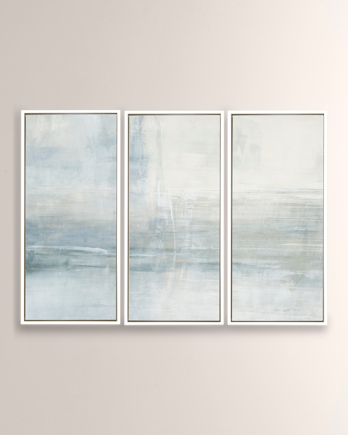 Benson-cobb Studios Intuition Giclee Triptych In White