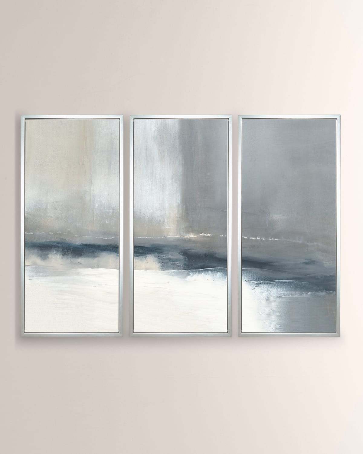 Benson-cobb Studios The Strand No. 5 Giclee Triptych In Metallic