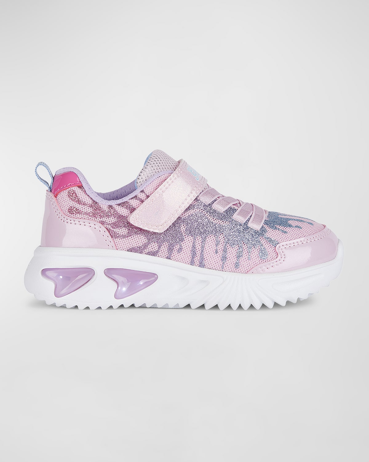 Shop Geox X Disney Kid's Assister Sneakers, Toddler/kids In Pink/sky