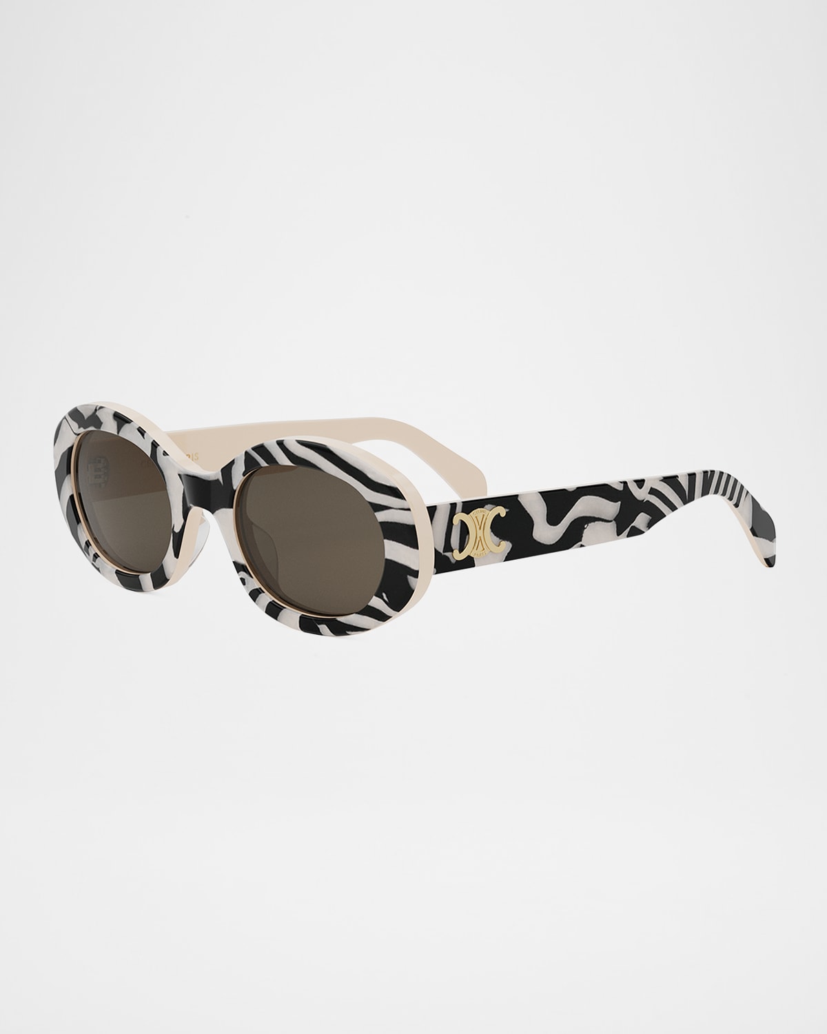 Celine Triomphe Cl40194u 99e In Animal Brown