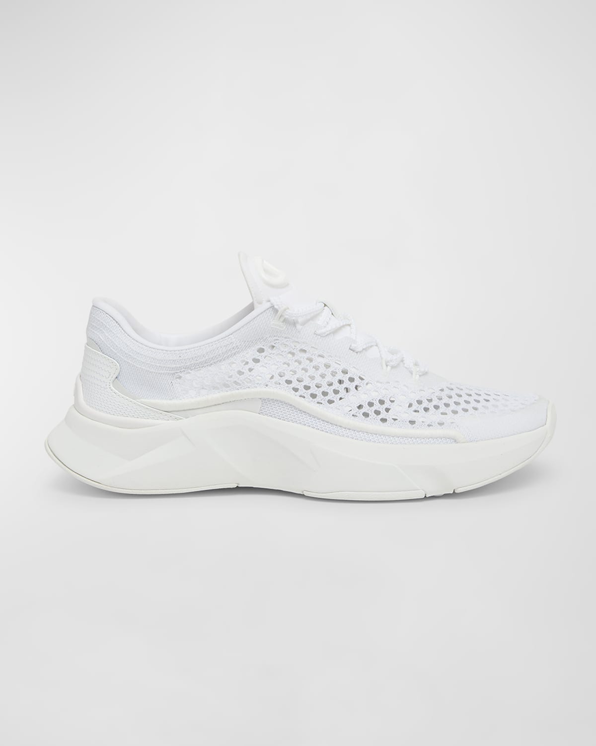 Valentino Garavani Act One Leather Sneakers In Bo Bianco