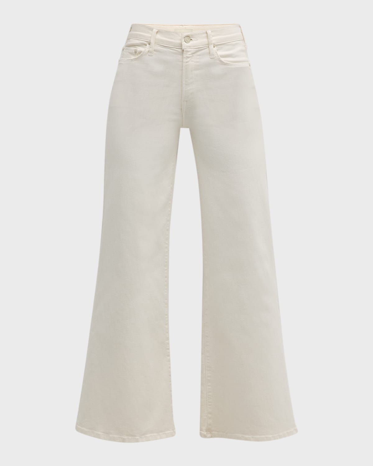 Shop Mother The Twister Skimp Jeans In Cream Puff Cfs