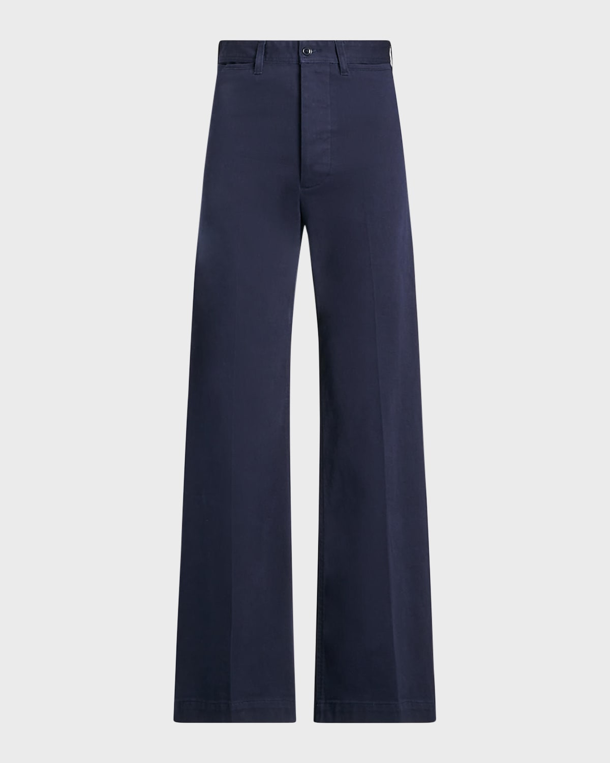 Shop Polo Ralph Lauren Stretch Chino Sailor Pants In Cruise Navy