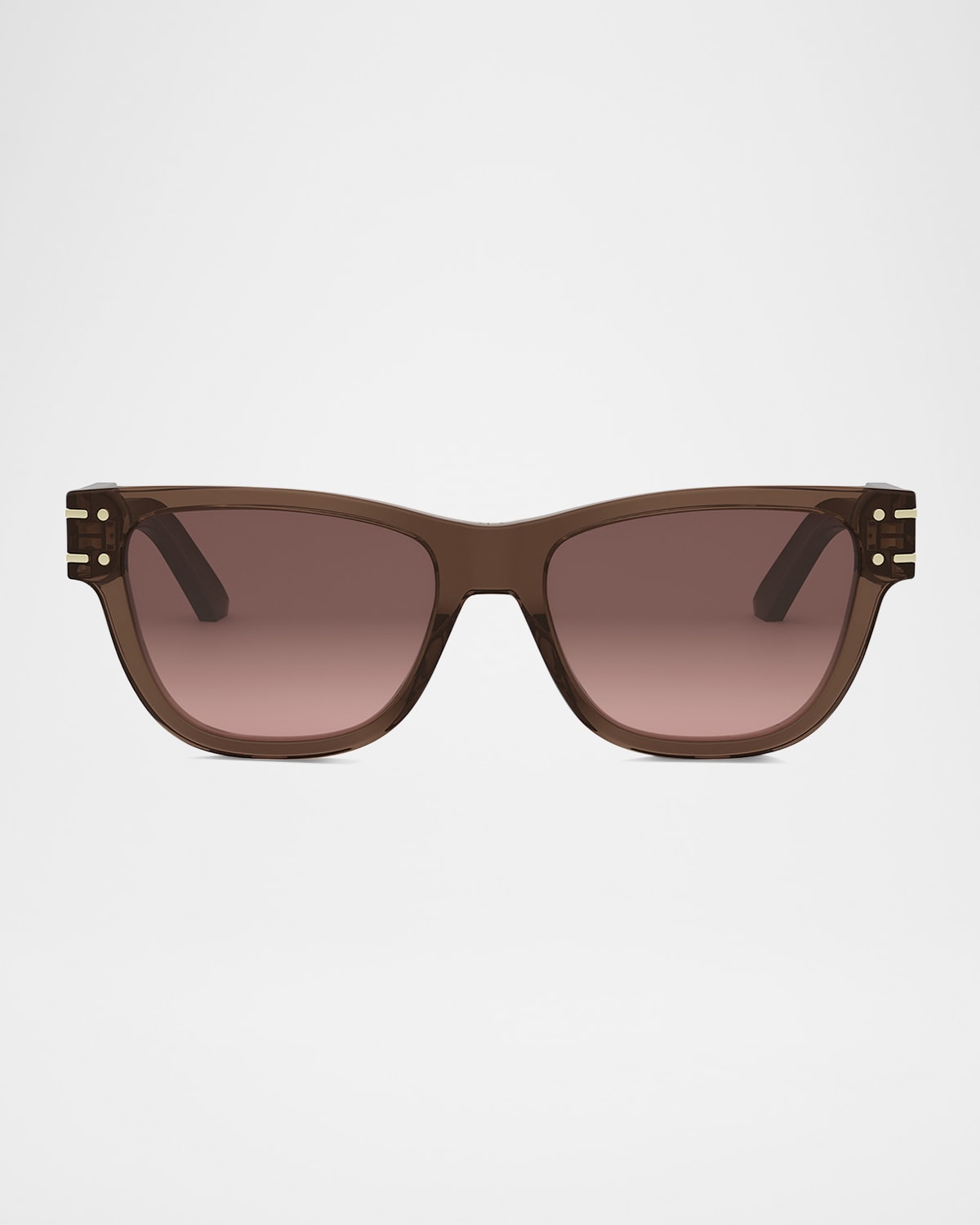 Dior Signature S6u Sunglasses In Shiny Light Brown Gradient Roviex