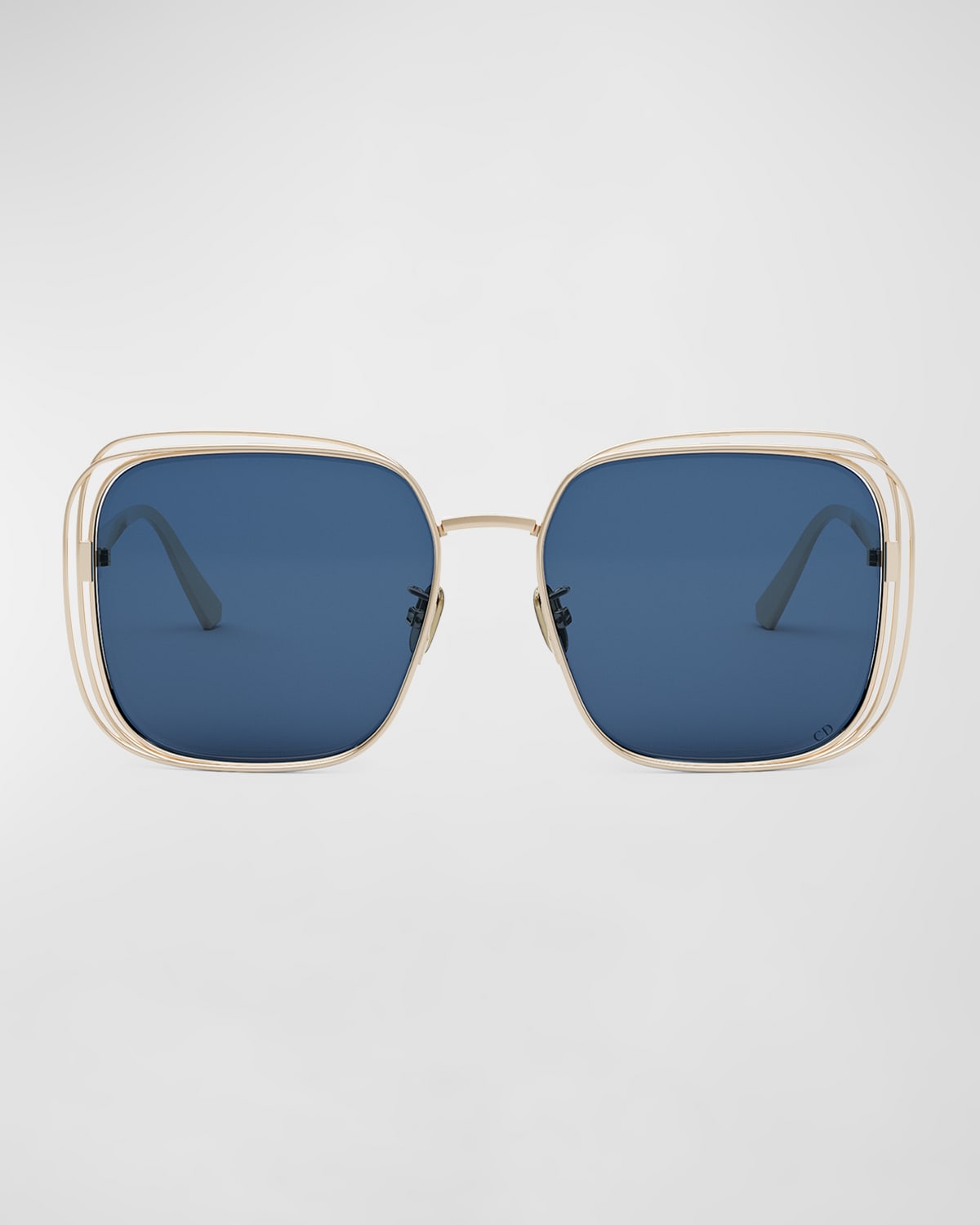 Dior Fil S1u Sunglasses In Shiny Gold Dh Bl